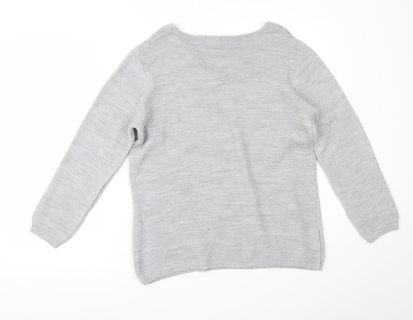 Ivy Womens Grey   Pullover Jumper Size M