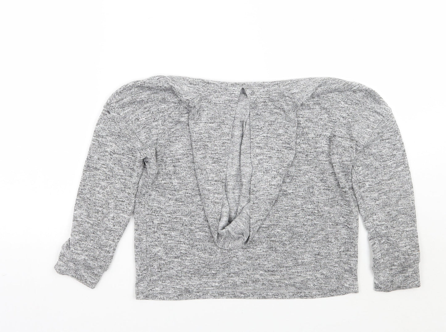 Matalan Girls Grey   Pullover Hoodie Size 8 Years