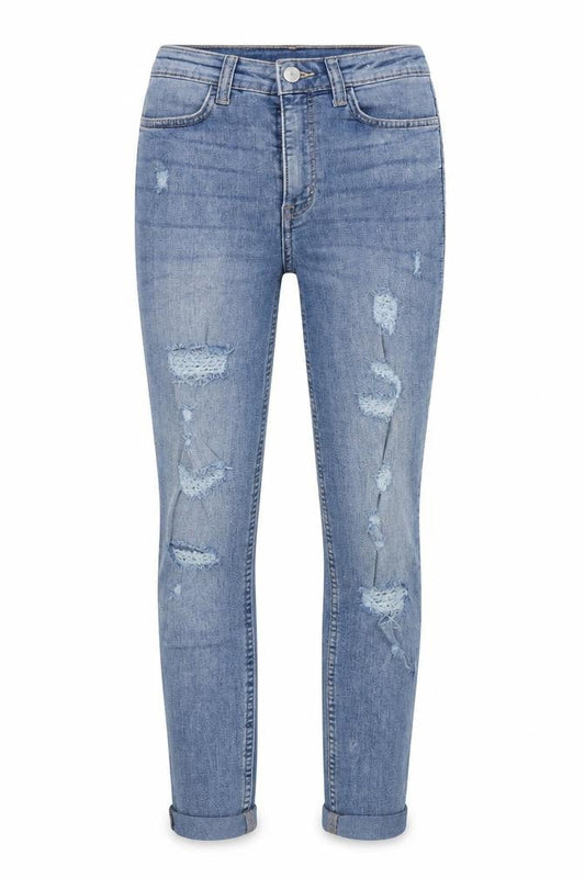 H&M Womens Blue  Denim Skinny Jeans Size 6 L28 in