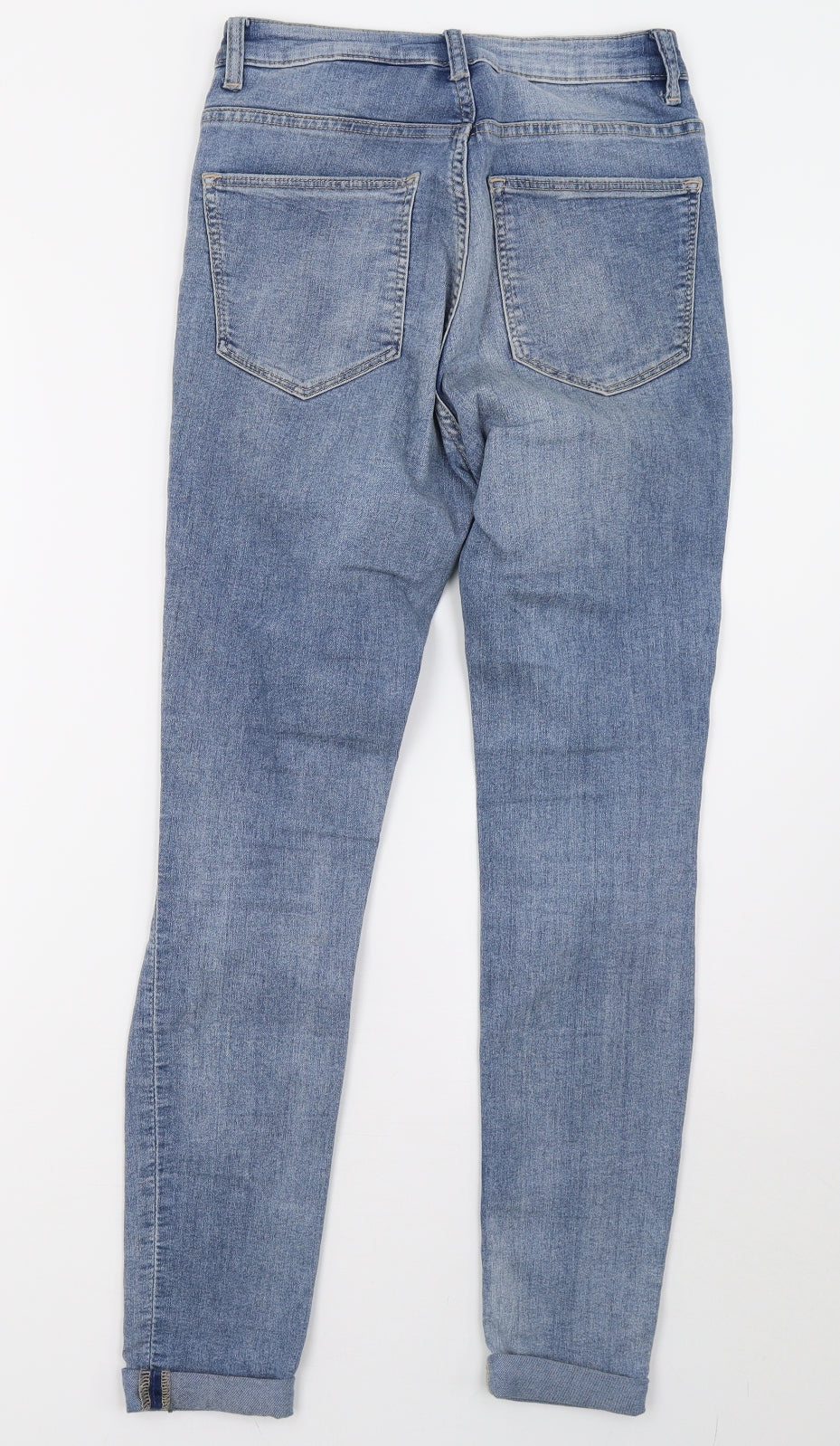 H&M Womens Blue  Denim Skinny Jeans Size 6 L28 in