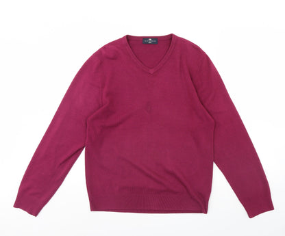 Marks & Spencer Mens Purple   Pullover Jumper Size M