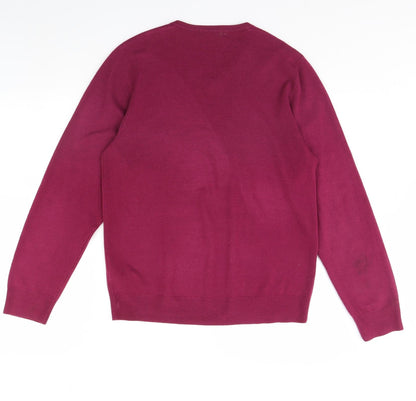 Marks & Spencer Mens Purple   Pullover Jumper Size M