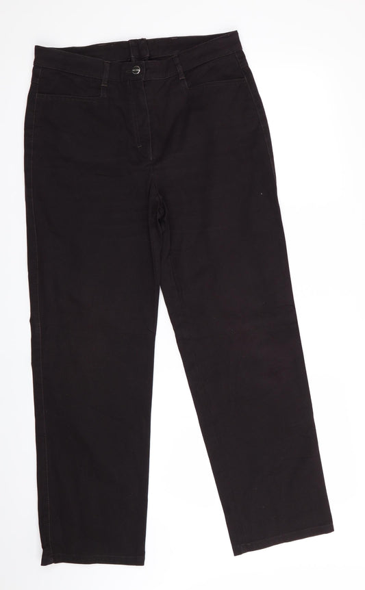 ZERRES Womens Brown   Trousers  Size 10 L27 in