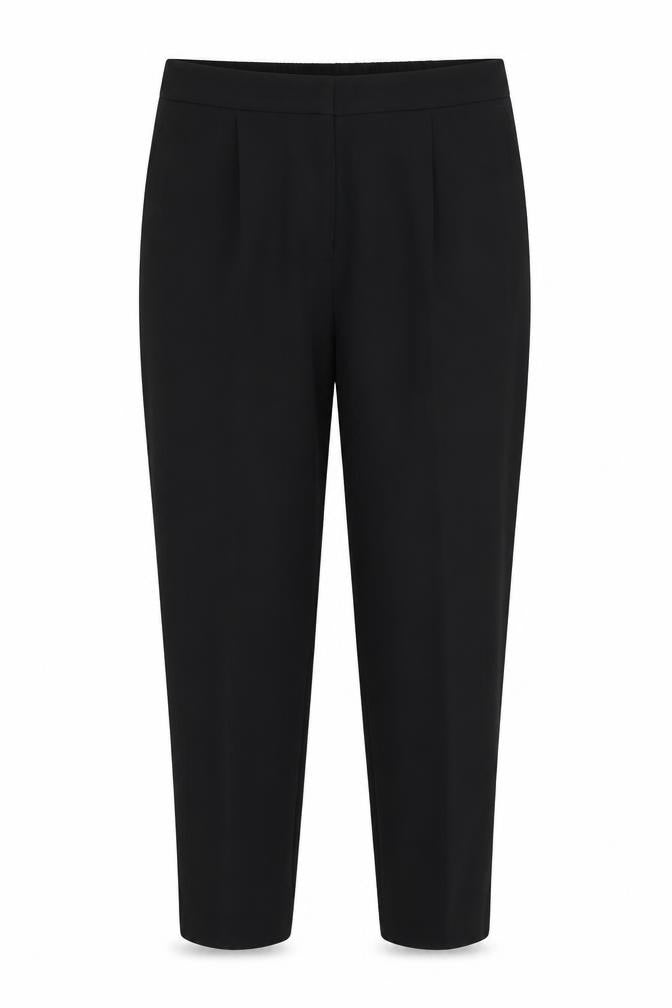 New Look Womens Black   Trousers  Size 12 L27 in - Park back elastication