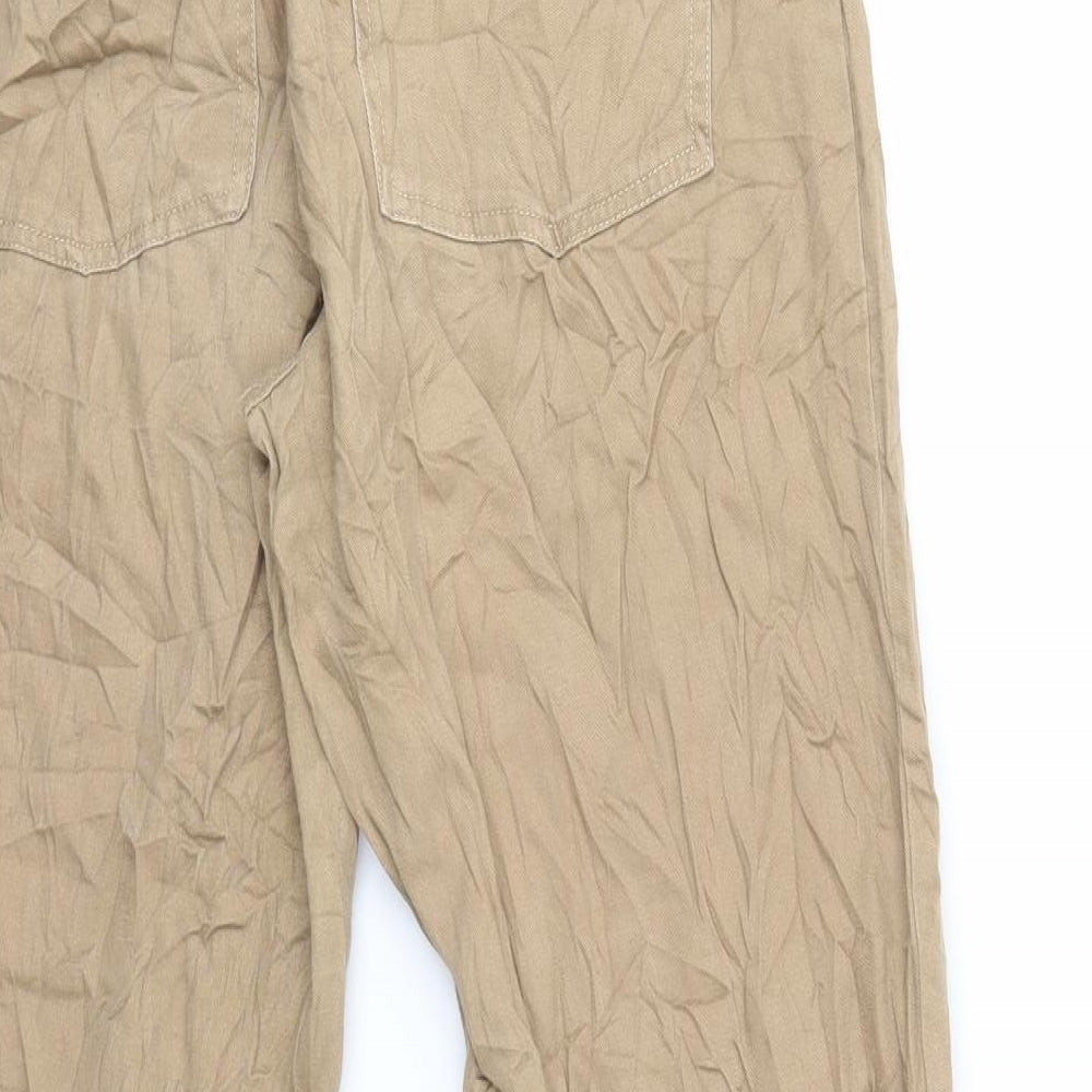 Astradivarius Womens Brown   Chino Trousers Size S L26 in