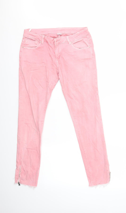Preworn Womens Pink   Skinny Jeans Size XL L29 in