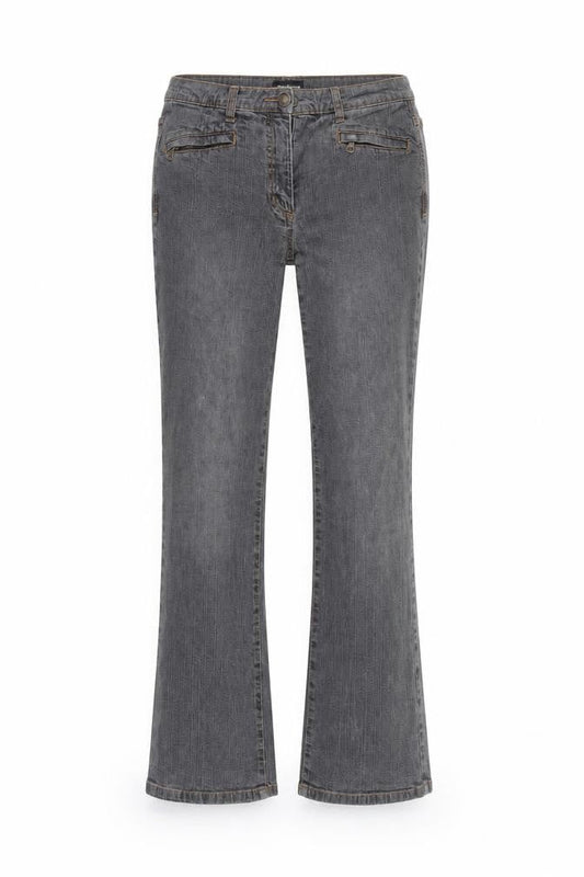Mia Linea Womens Grey   Bootcut Jeans Size 32 in L30 in