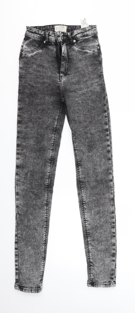 TALLY WEiJL Womens Grey   Jegging Jeans Size 6 L27 in