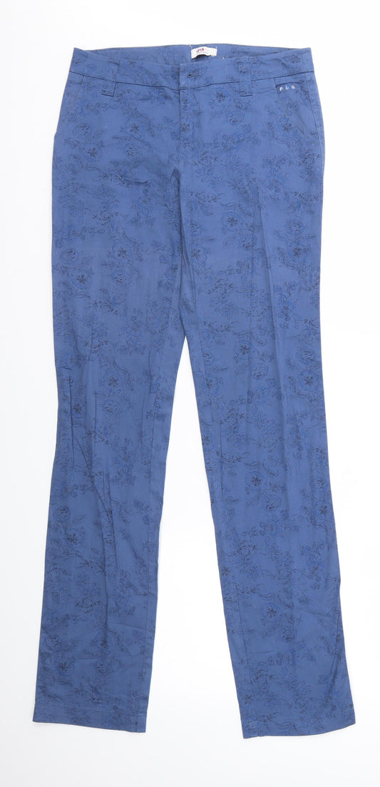 FLG Womens Multicoloured   Trousers  Size 10 L33 in