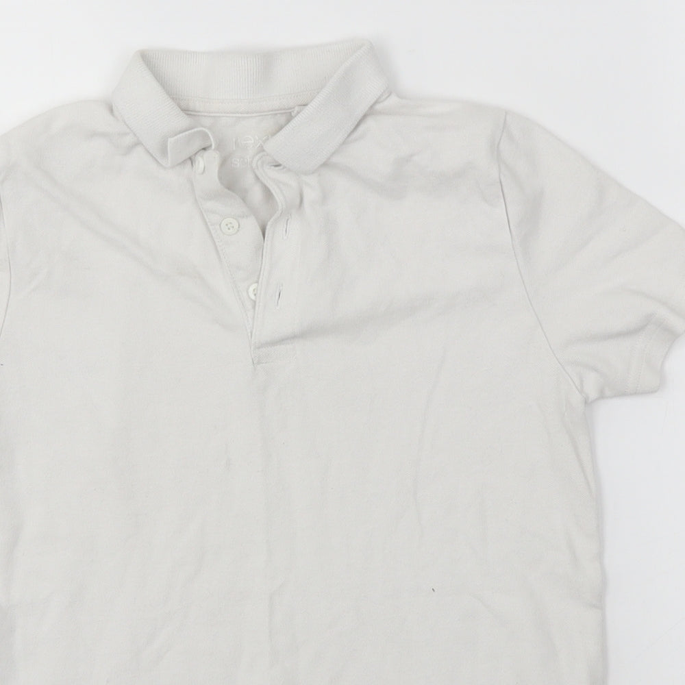 NEXT Girls White   Basic Polo Size 10 Years