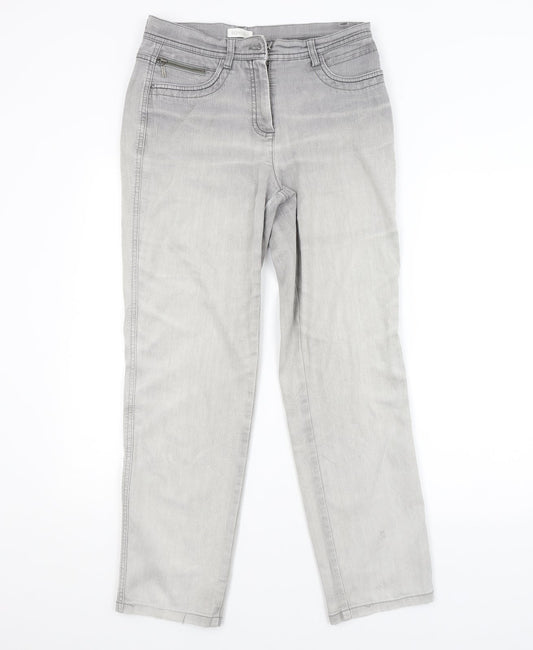 Bonita Womens Grey   Straight Jeans Size 10 L30 in
