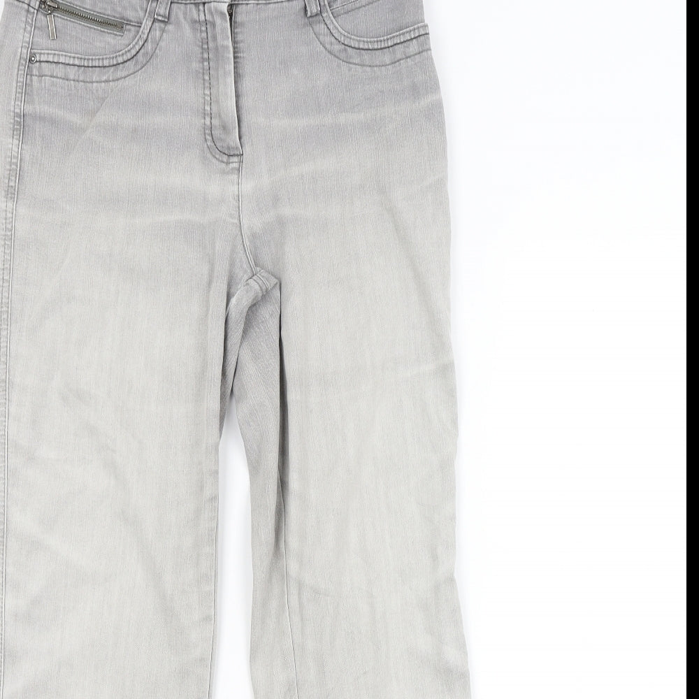 Bonita Womens Grey   Straight Jeans Size 10 L30 in