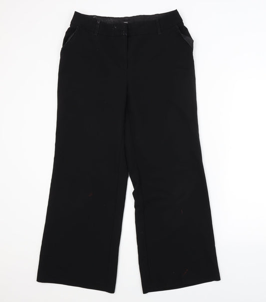 NEXT Womens Black   Trousers  Size 12 L27 in