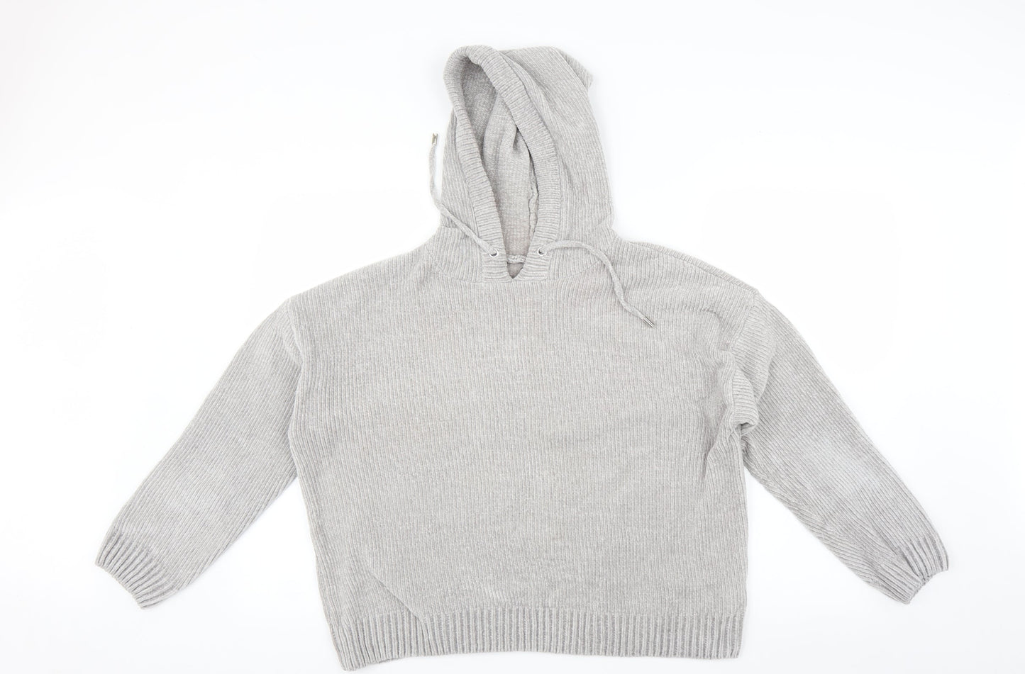 Primark Womens Grey   Pullover Hoodie Size L