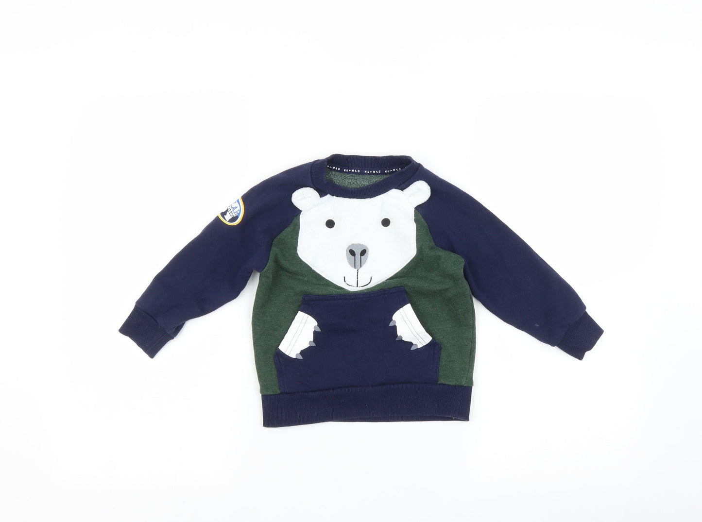 Nutmeg Boys Multicoloured   Pullover Jumper Size 2-3 Years  - Polar bear