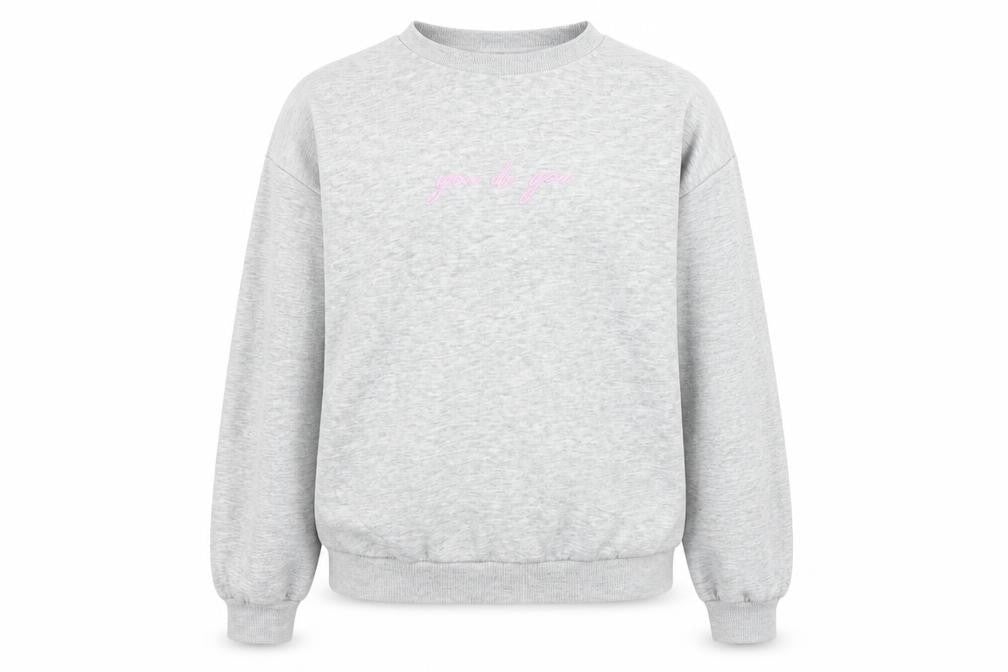 New Look Girls Grey   Pullover Sweatshirt Size 12-13 Years