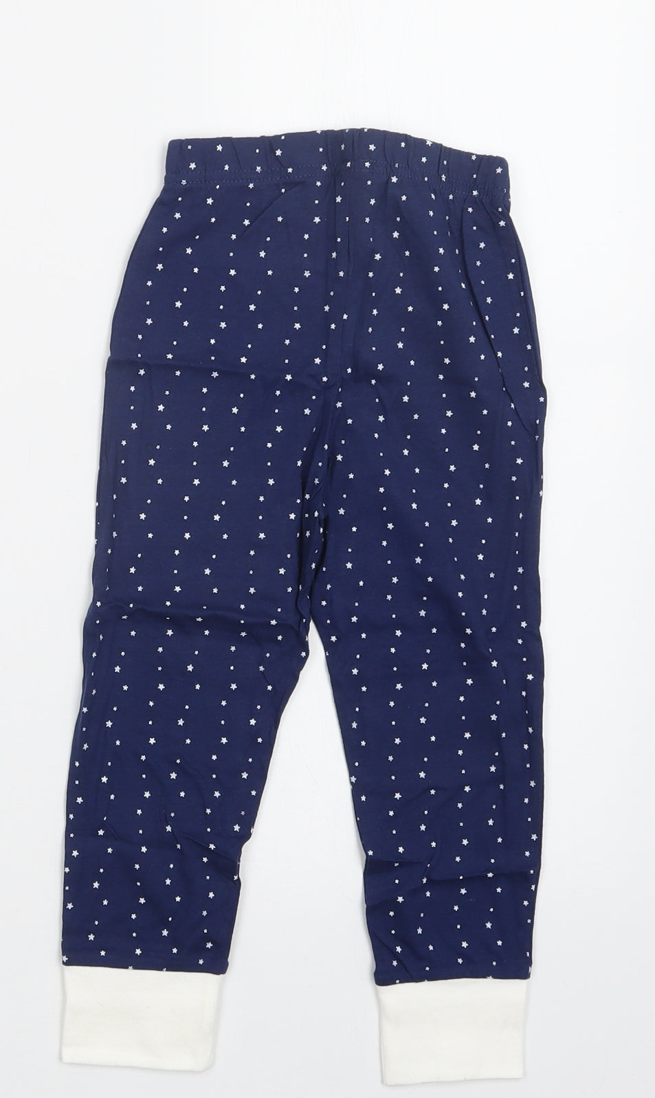 Lily & Dan Girls Blue Geometric  Capri Pyjama Set Size 3-4 Years