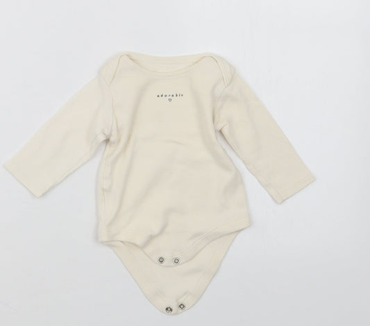 TU Girls Ivory   Babygrow One-Piece Size 3-6 Months