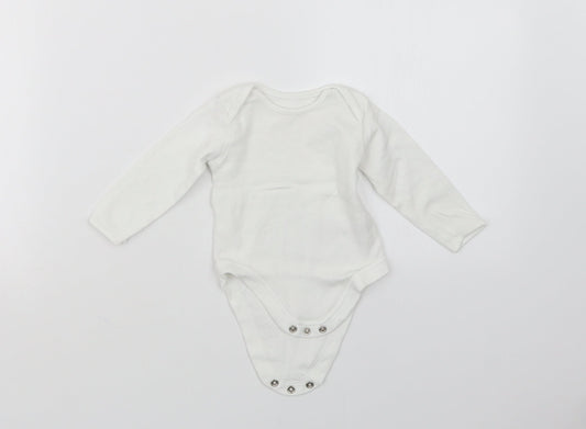 George Baby White   Babygrow One-Piece Size 3-6 Months