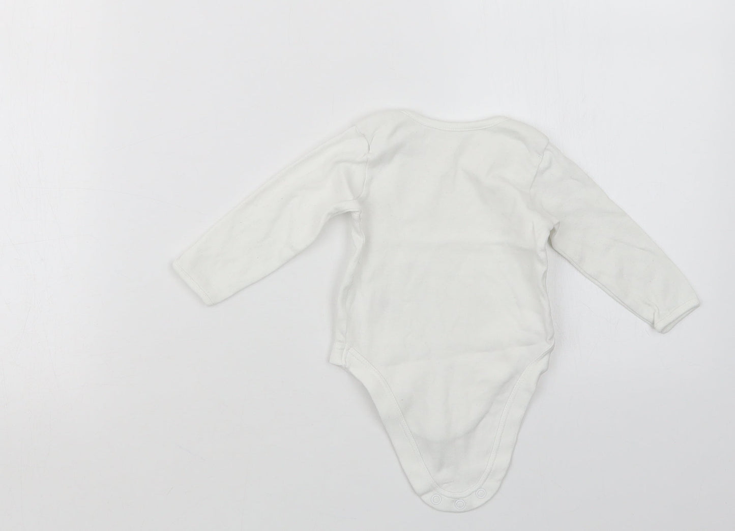 George Baby White   Babygrow One-Piece Size 3-6 Months