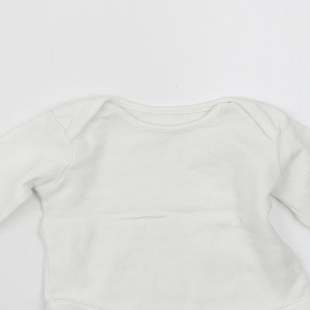 George Baby White   Babygrow One-Piece Size 3-6 Months