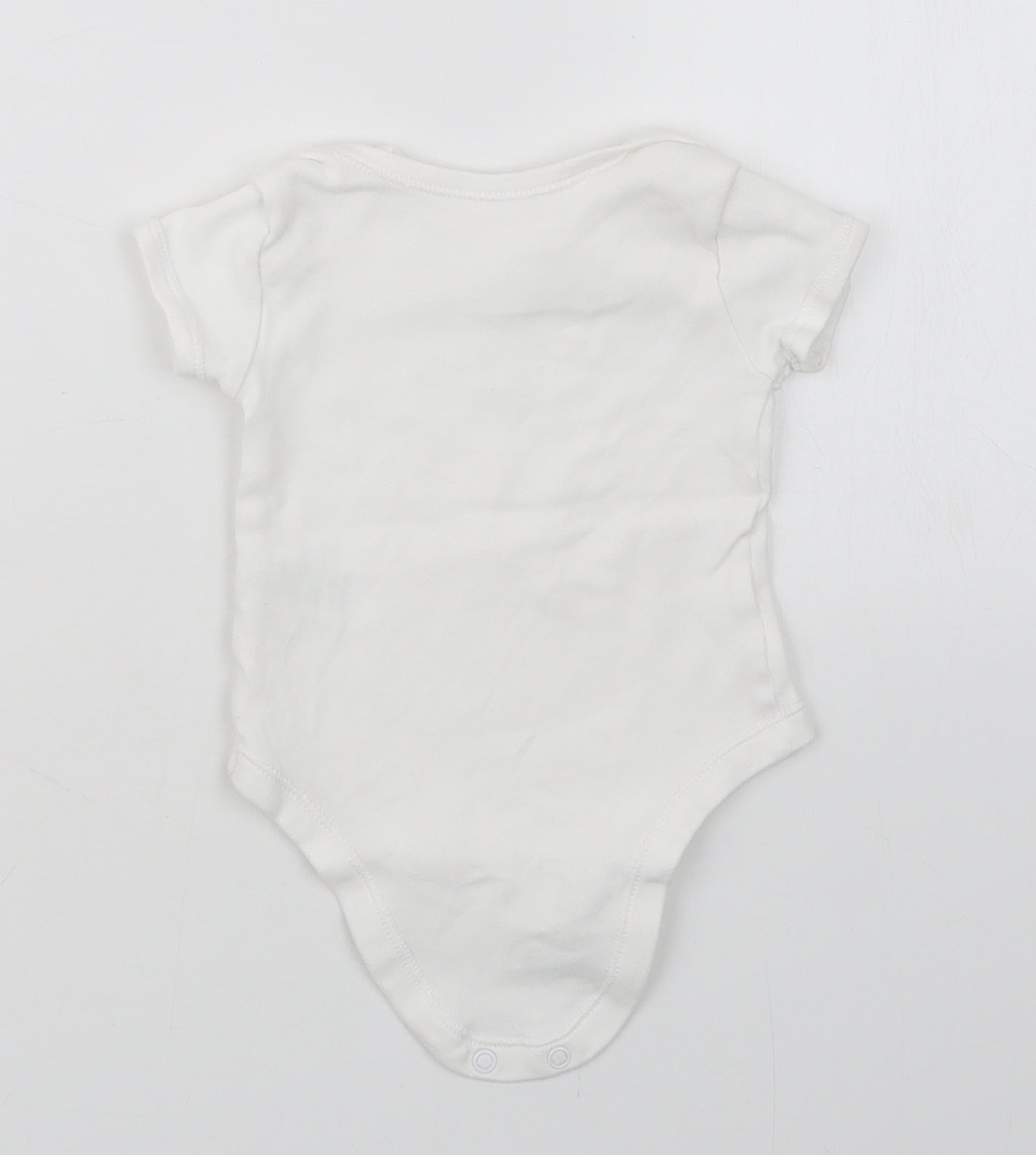 Matalan Baby White   Babygrow One-Piece Size 3-6 Months