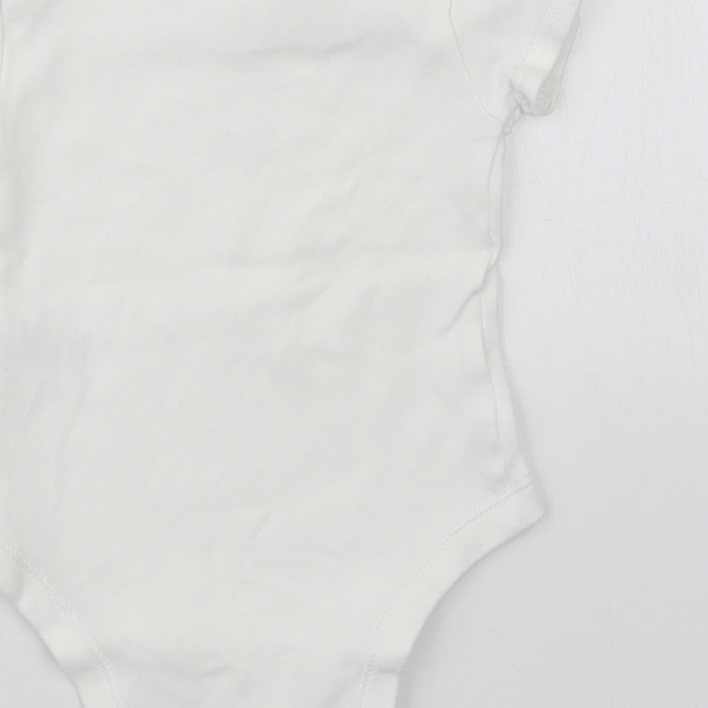 Matalan Baby White   Babygrow One-Piece Size 3-6 Months