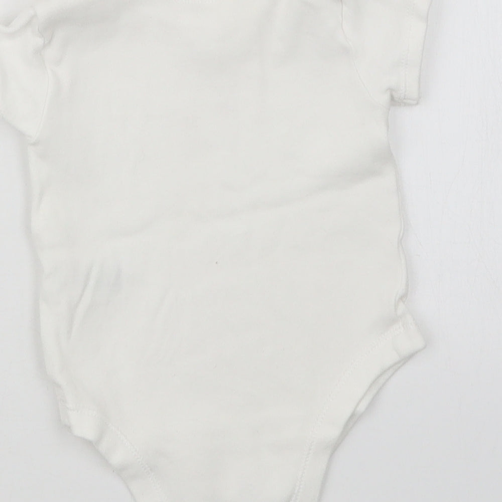 Matalan Girls White   Babygrow One-Piece Size 3-6 Months