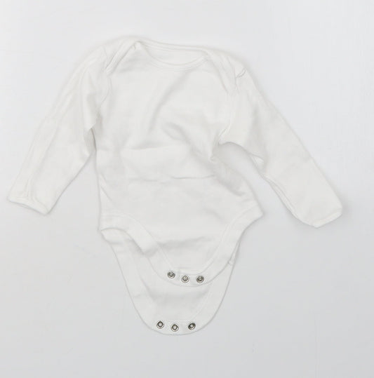 George Baby White   Babygrow One-Piece Size 3-6 Months