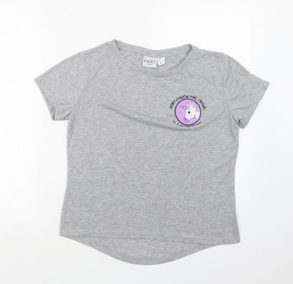Bravado Womens Grey   Basic T-Shirt Size 14