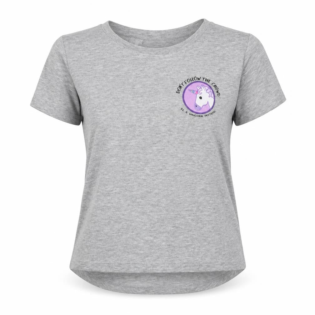 Bravado Womens Grey   Basic T-Shirt Size 14