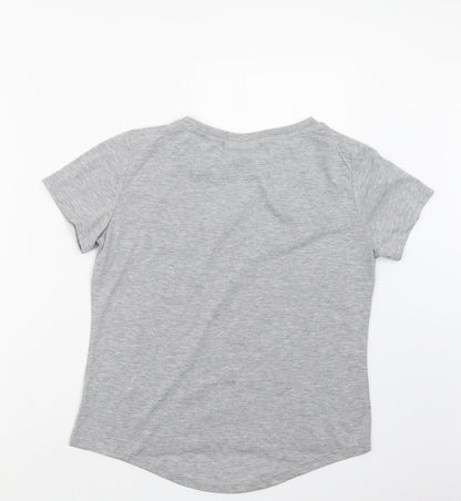 Bravado Womens Grey   Basic T-Shirt Size 14