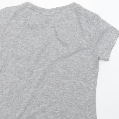 Bravado Womens Grey   Basic T-Shirt Size 14