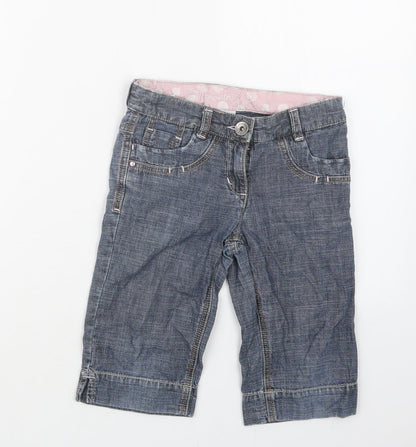 Next Girls Blue  Denim Straight Jeans Size 6 Years
