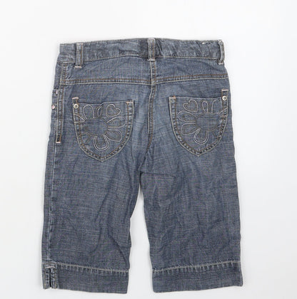Next Girls Blue  Denim Straight Jeans Size 6 Years