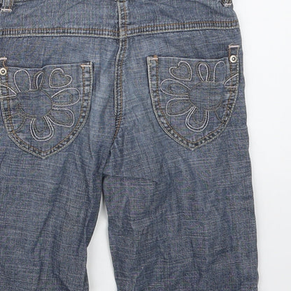 Next Girls Blue  Denim Straight Jeans Size 6 Years