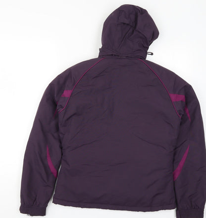 Parallel Womens Purple   Windbreaker Coat Size 8
