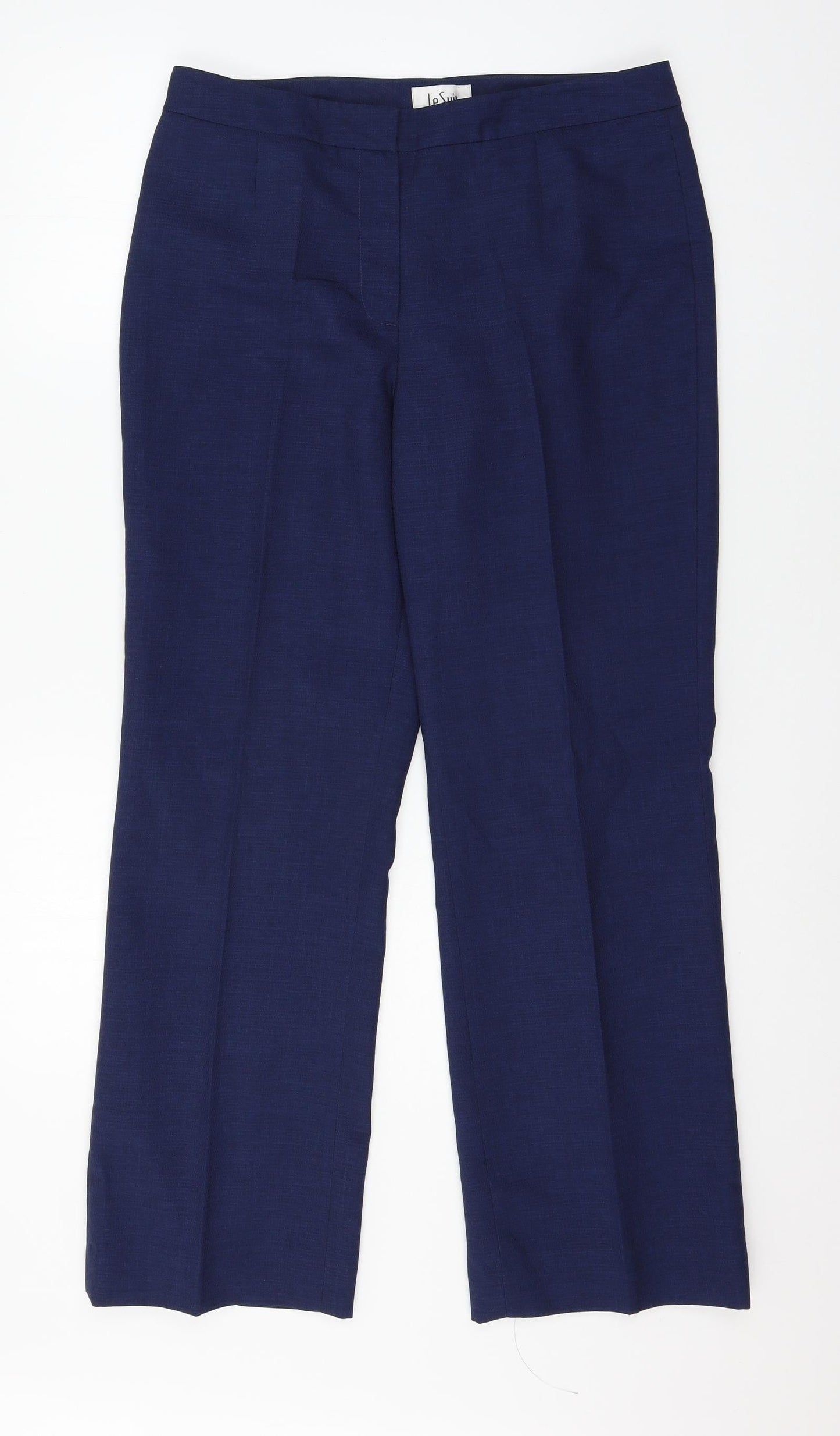 Le Suit Womens Blue   Trousers  Size 8 L29 in