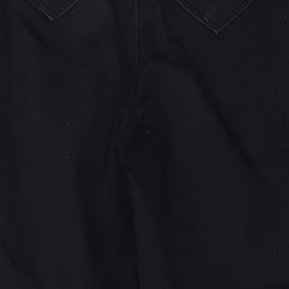 M&Co Womens Blue  Velour Jegging Jeans Size 10 L22 in