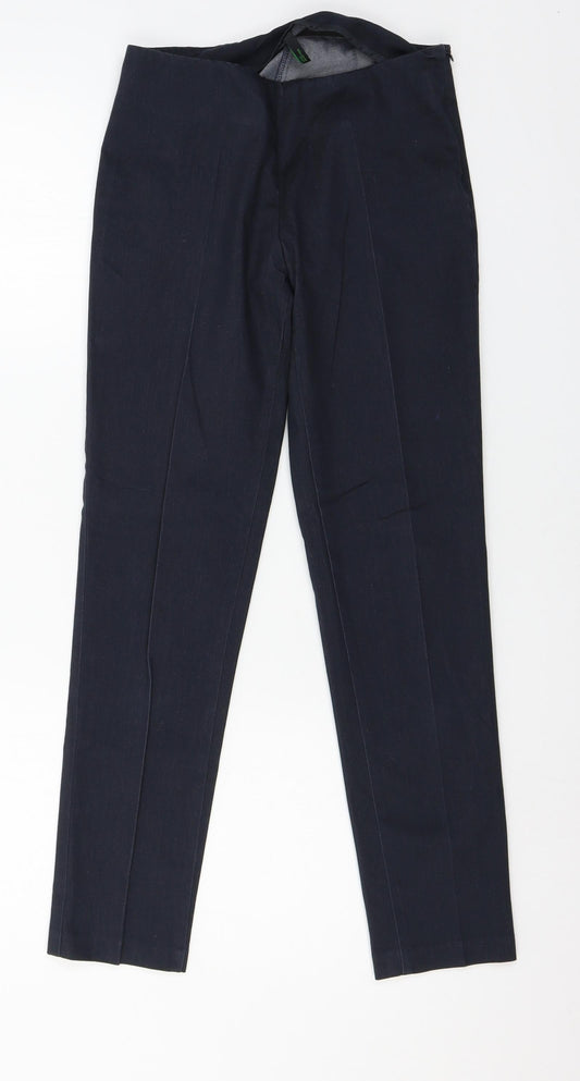 Stile Benetton Womens Blue   Trousers  Size 28 in L27 in