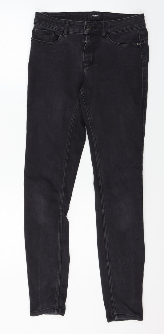 VERO MODA Womens Grey  Denim Skinny Jeans Size XS L29 in