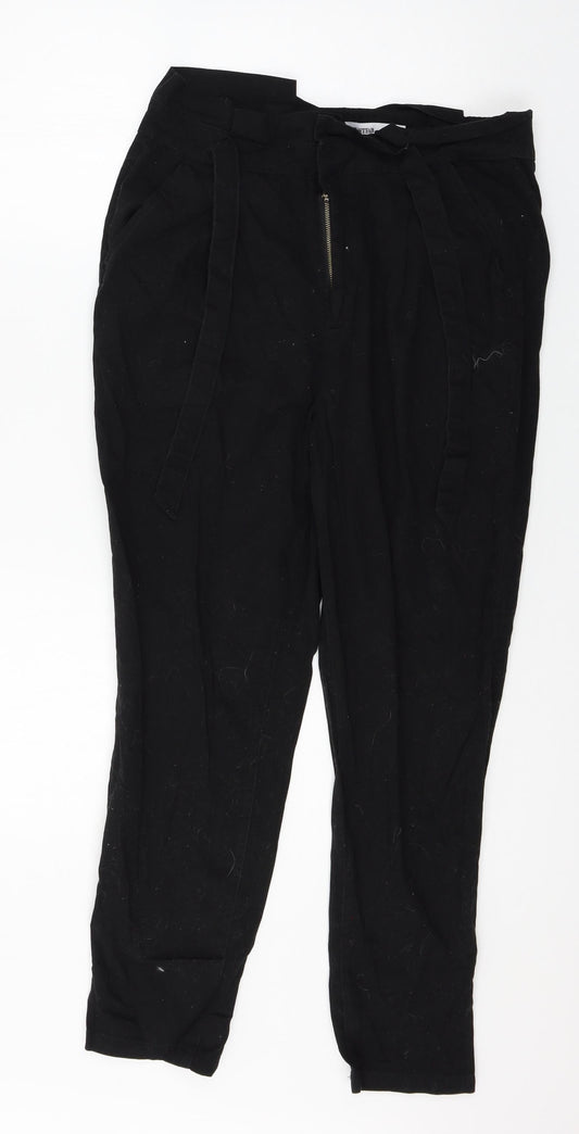 Just Fab Womens Black   Trousers  Size 30 in L25 in