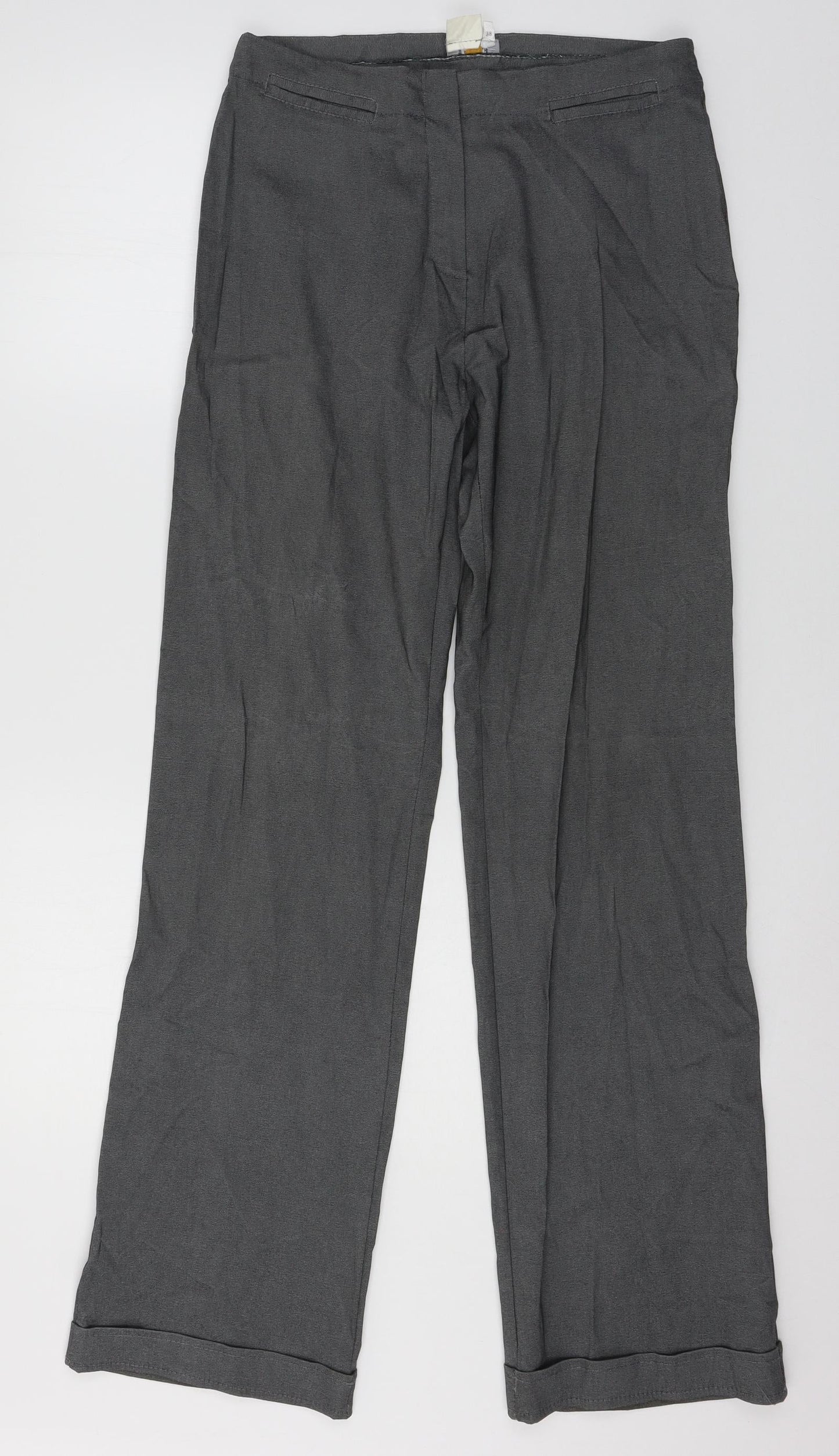 Camera Womens Grey   Trousers  Size 10 L32 in