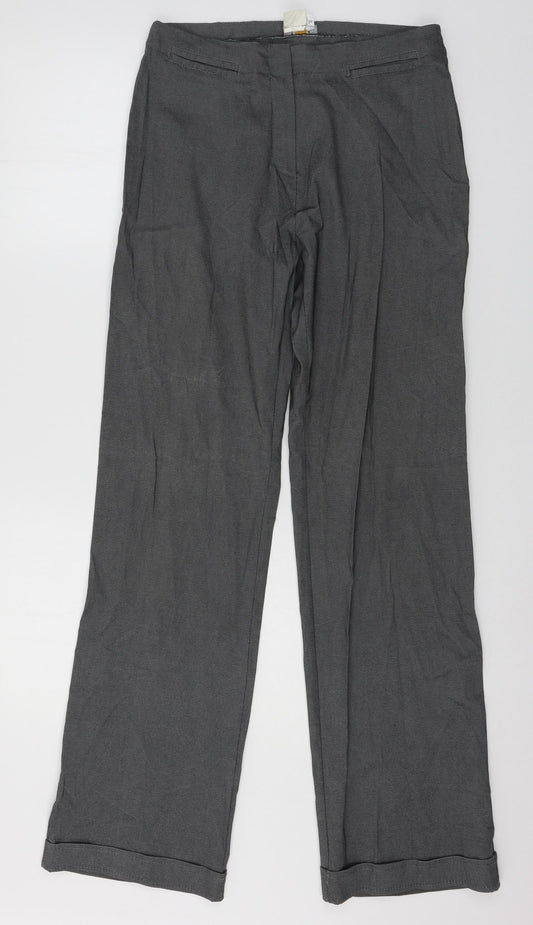 Camera Womens Grey   Trousers  Size 10 L32 in