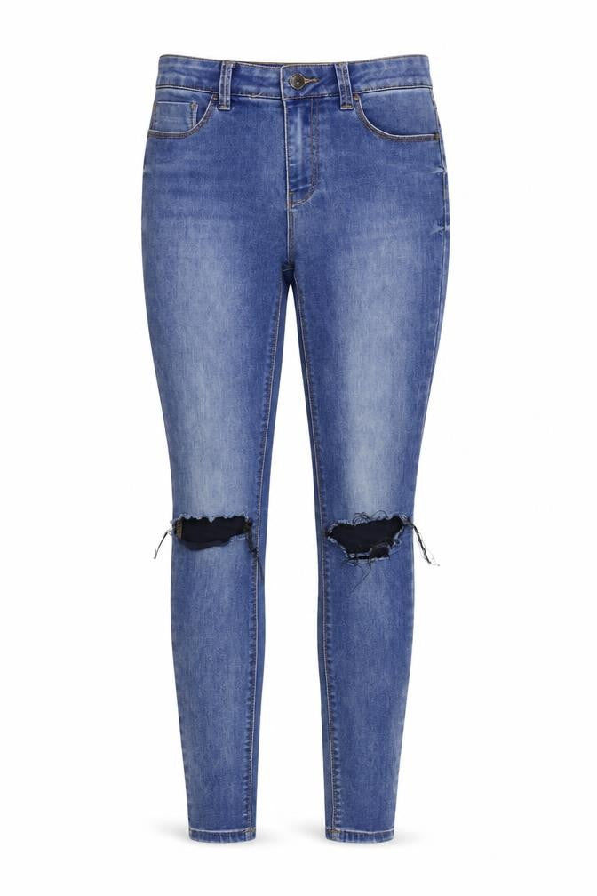 New Look Womens Blue  Denim Skinny Jeans Size 10 L30 in