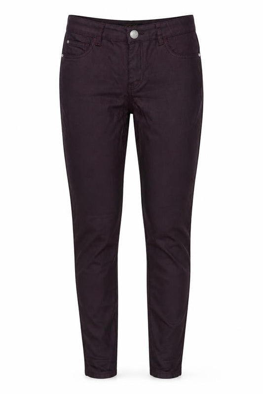 F&F Womens Red   Trousers  Size 30 in L30 in - Wet look