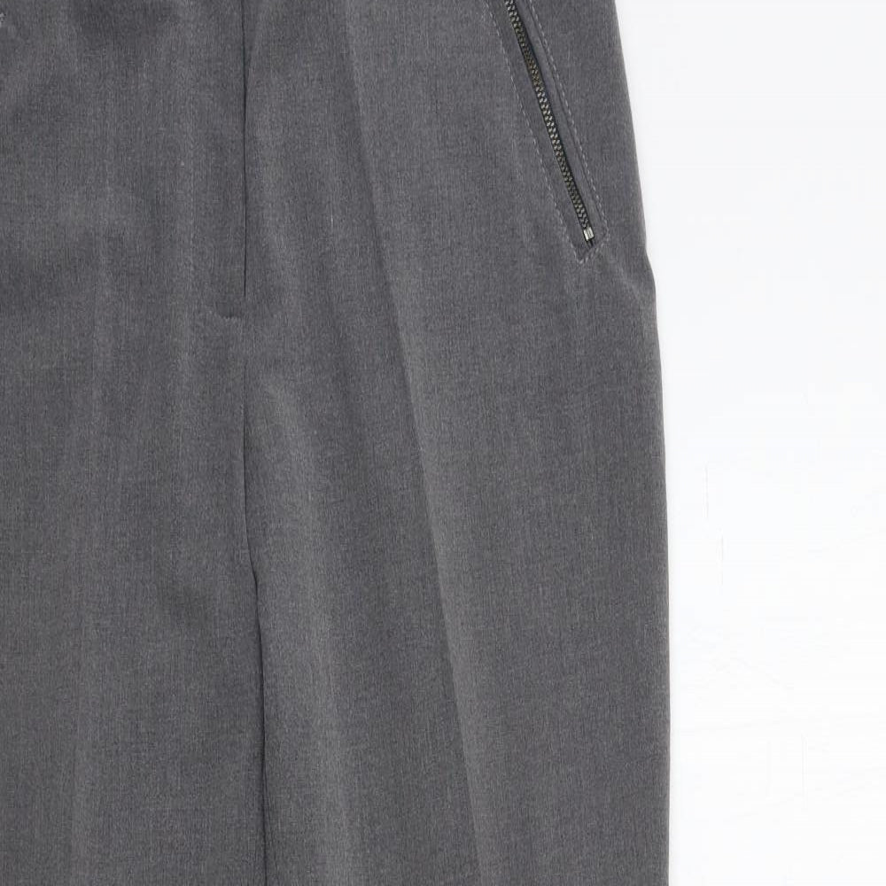 M&Co Womens Grey   Trousers  Size 12 L30 in