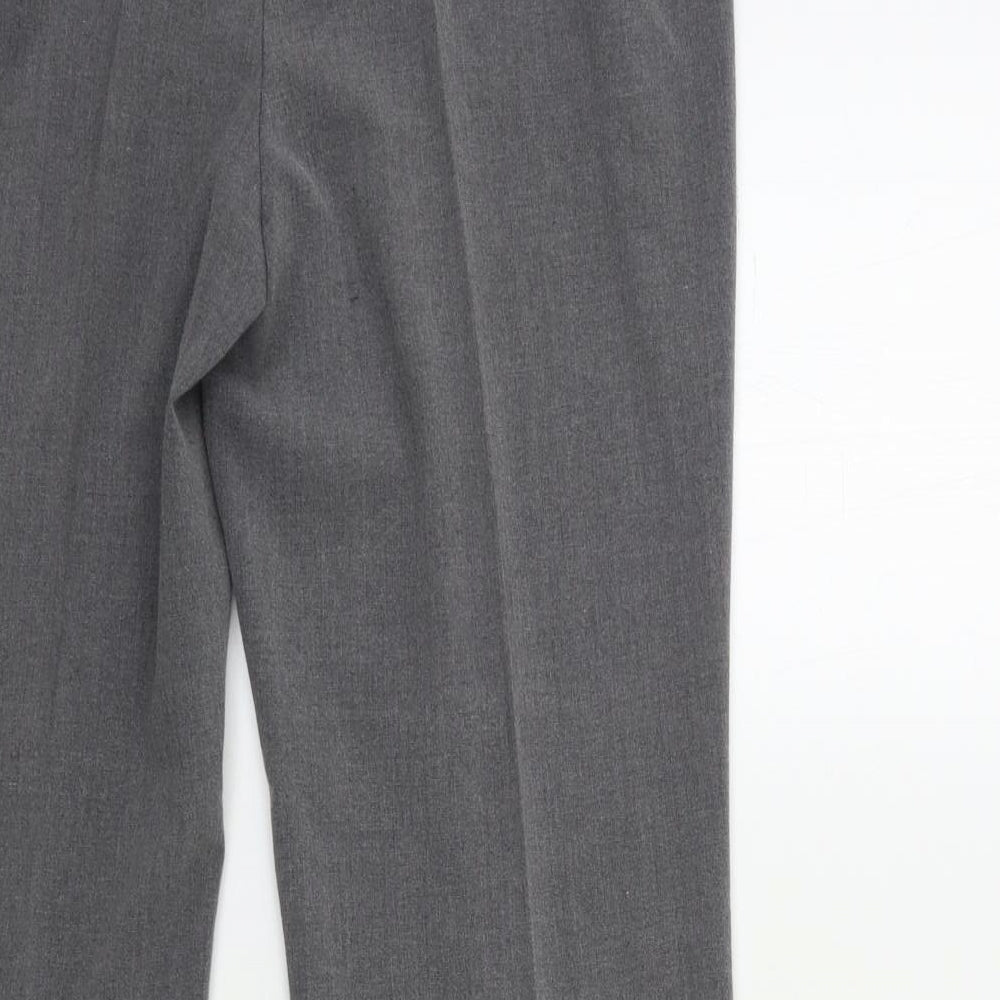 M&Co Womens Grey   Trousers  Size 12 L30 in