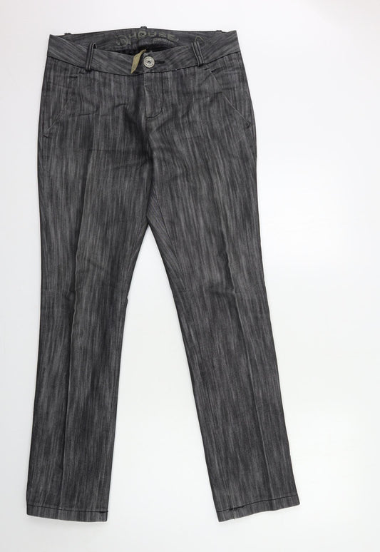 Preloved House Denim Womens Grey  Denim Straight Jeans Size 32 in L32 in - Front