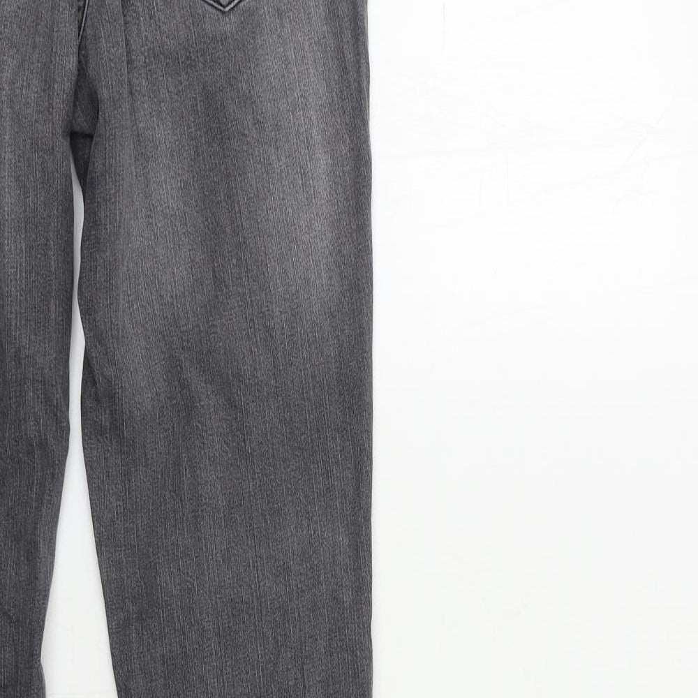 Zara Womens Grey  Denim Skinny Jeans Size 10 L30 in